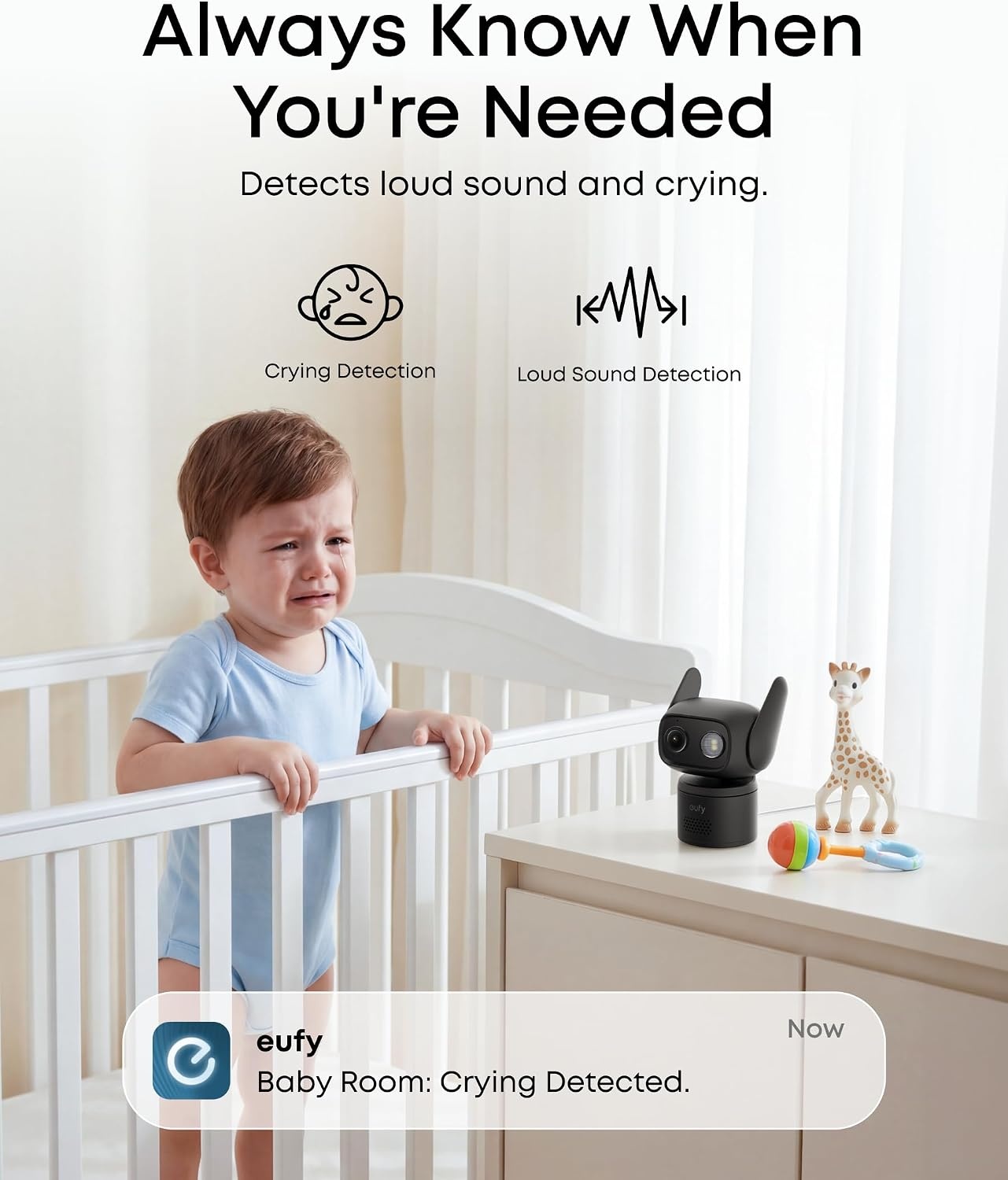 image:imageeufy Security IndoorOutdoor Camera C312Pack P66 SpotlightFree Color Night Vision 360 Coverage View AutoTrackingHumanVehiclePetCry Detection 247 Recording Black No SubscriptionBlack