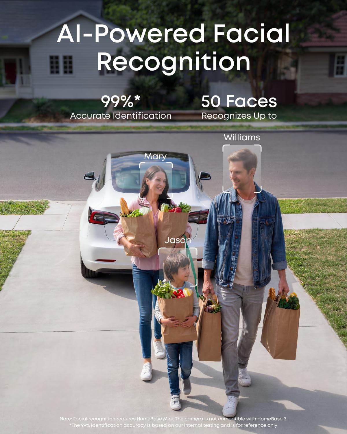 image:imageeufy Security IndoorOutdoor Camera C312Pack P66 SpotlightFree Color Night Vision 360 Coverage View AutoTrackingHumanVehiclePetCry Detection 247 Recording Black No Subscriptionwhite