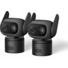 image:imageeufy Security IndoorOutdoor Camera C312Pack P66 SpotlightFree Color Night Vision 360 Coverage View AutoTrackingHumanVehiclePetCry Detection 247 Recording Black No SubscriptionBlack