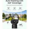 image:imageeufy Security IndoorOutdoor Camera C312Pack P66 SpotlightFree Color Night Vision 360 Coverage View AutoTrackingHumanVehiclePetCry Detection 247 Recording Black No SubscriptionBlack
