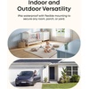image:imageeufy Security IndoorOutdoor Camera C312Pack P66 SpotlightFree Color Night Vision 360 Coverage View AutoTrackingHumanVehiclePetCry Detection 247 Recording Black No SubscriptionGreen