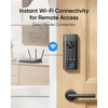 image:imageeufy Security Smart Lock E40 with Facial Recognition Keyless Entry Door Lock for Front Door Advanced 3in1 Security 2K Camera Doorbell and Face Unlocking Dual Power System MatterFingerprint Keyless Entry