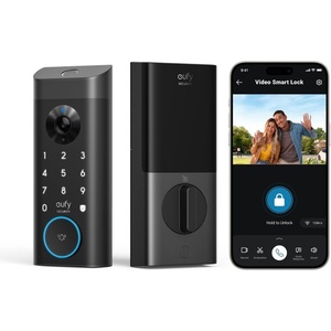 image:imageeufy Security Smart Lock E40 with Facial Recognition Keyless Entry Door Lock for Front Door Advanced 3in1 Security 2K Camera Doorbell and Face Unlocking Dual Power System MatterFingerprint Keyless Entry