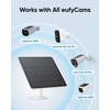 image:imageeufy Security eufyCam 2C Pro add on Security Cameras Wireless Outdoor with Solar Panel 3W Cameras for Home Security Requires HomeBase 2 2K Resolution 180Day Battery Life IP67 Weatherproof