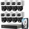image:imageeufy Security 4K PoE NVR System E504Cam KitDualLens BulletPTZ2TB HDD8 Cam  4TB HDD