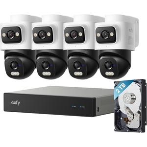 image:imageeufy Security 4K PoE NVR System E504Cam KitDualLens BulletPTZ2TB HDD4 Cam  2TB HDD