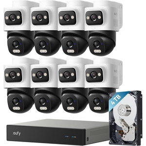 image:imageeufy Security 4K PoE NVR System E504Cam KitDualLens BulletPTZ2TB HDD8 Cam  4TB HDD