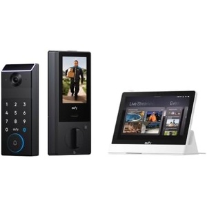 image:imageeufy Security Smart Lock FamiLock S3 Max with eufy Smart Display E10 Smart Home Hub Palm Vein Recognition Keyless Entry Front Door Lock