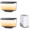 image:imageeufy Wall Light Cam S4 2Pack 4K Ultra HD Solar Security Cameras